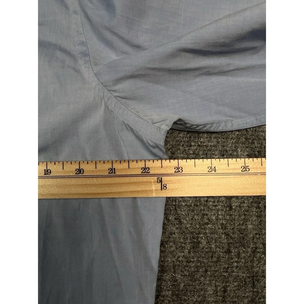 Banana Republic Men‎ Medium Long Sleeve Button Casual Stretch Blue Work School